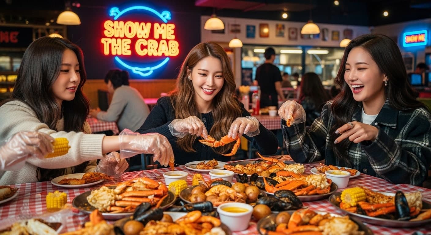 삼각지 데이트 코스, 미국 감성 가득한 미국식 해산물 맛집 쇼미더크랩 추천 대표 이미지